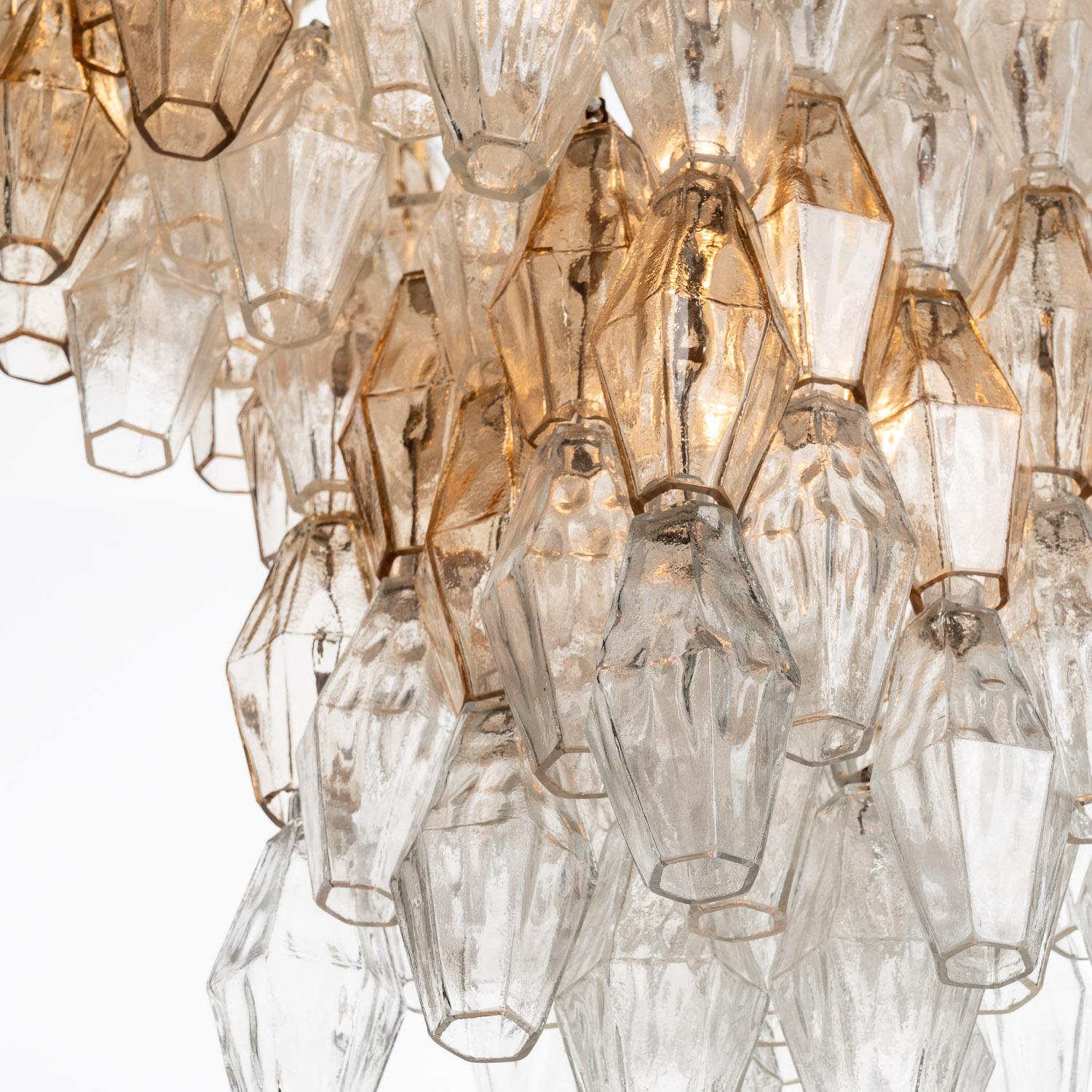 1960s Hand Blown Glass Chandelier by Carlo Scarpa for Venini 6