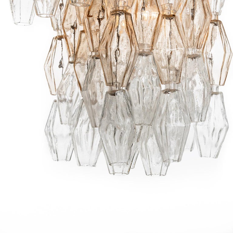 1960s Hand Blown Glass Chandelier by Carlo Scarpa for Venini For Sale