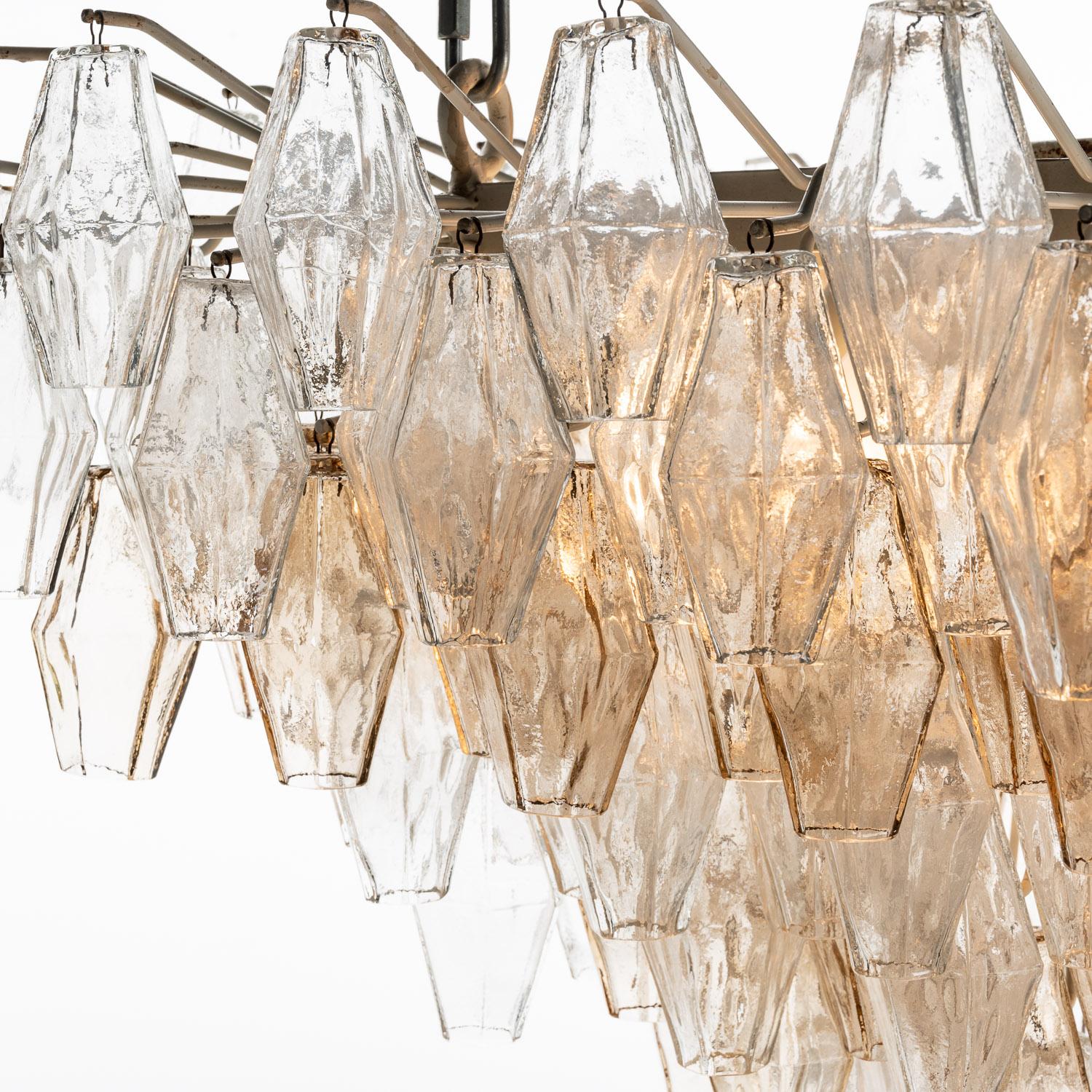 20th Century 1960s Hand Blown Glass Chandelier by Carlo Scarpa for Venini