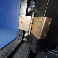 1960s Hand Painted Barley Twist Credenza/ Sideboard