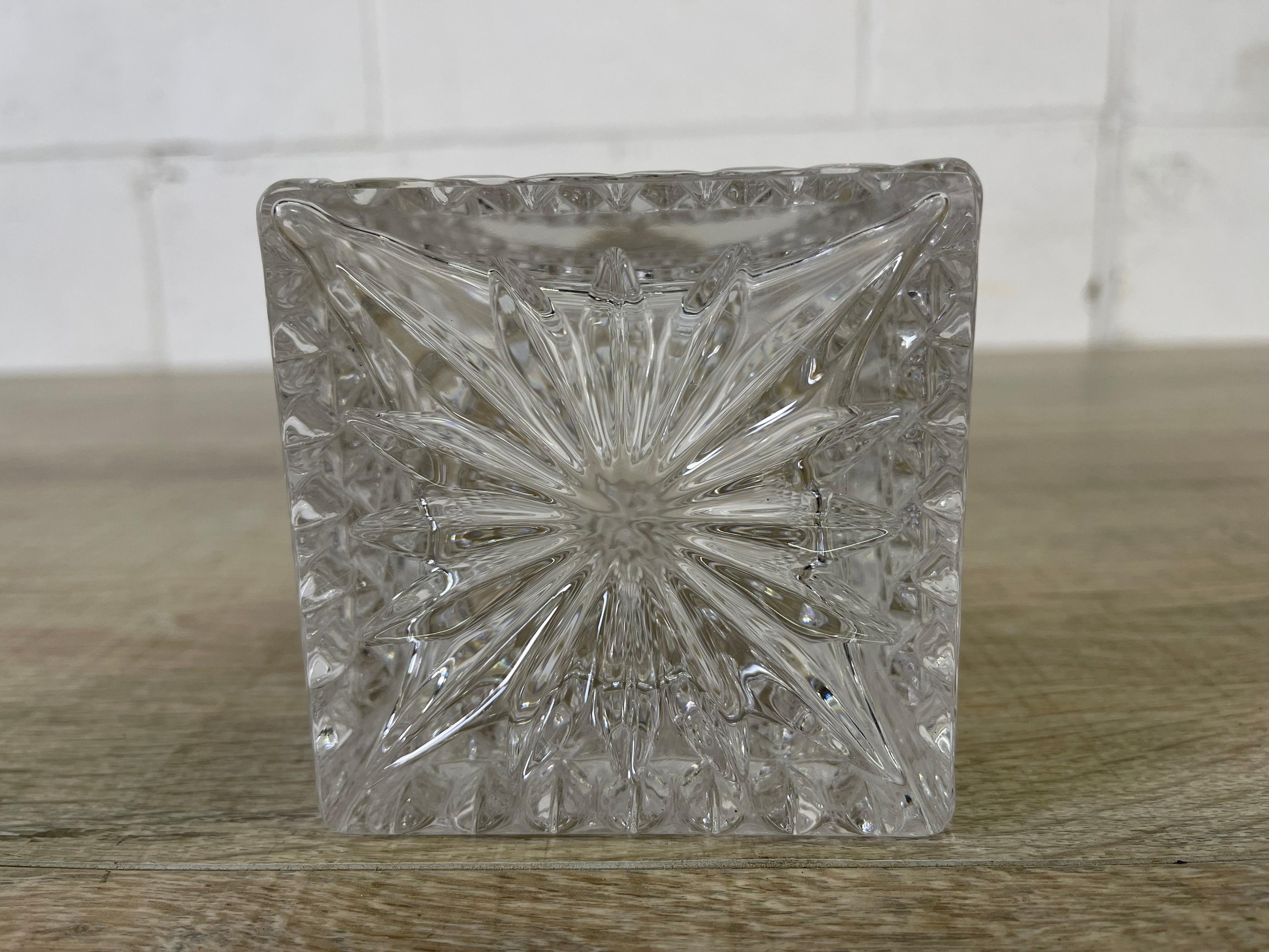 20th Century 1960s Handblown Crystal Decanter