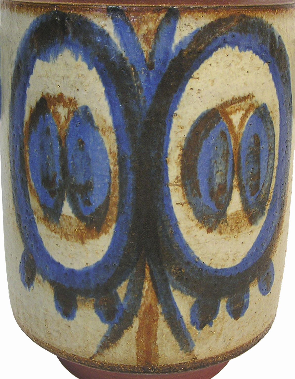 Mid-20th Century 1960s Handled Soholm Pottery Planter Vase by Svend Aage Jensen, Denmark For Sale