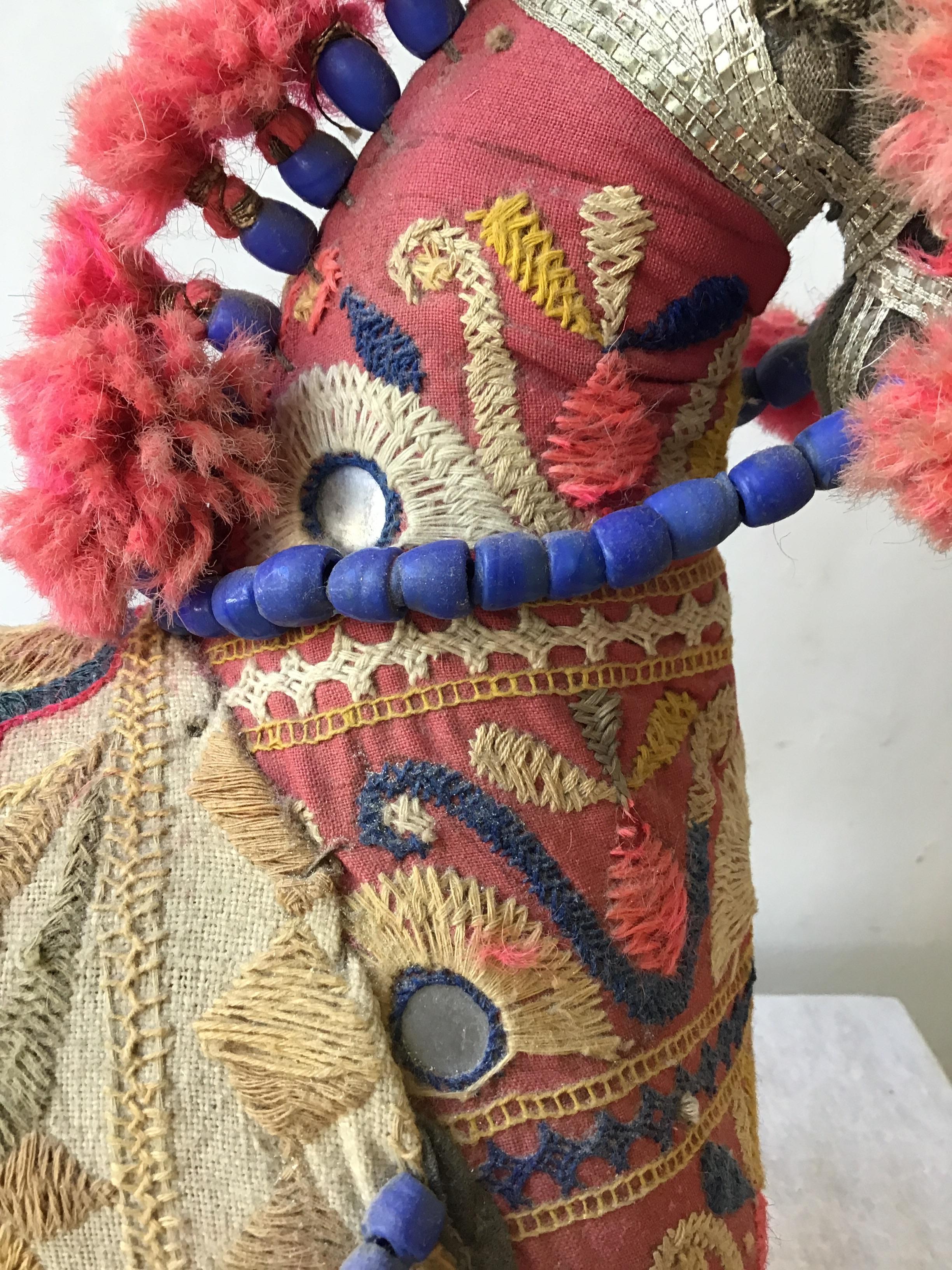 1960s Handmade Horse Toy from India In Good Condition In Tarrytown, NY