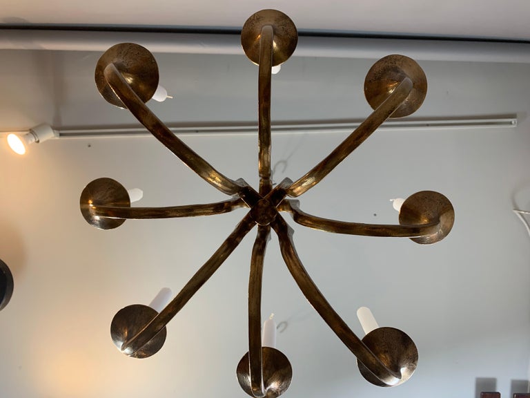 1960s Hanging Bronze Harjes Metallkunst Candle Holder at 1stDibs