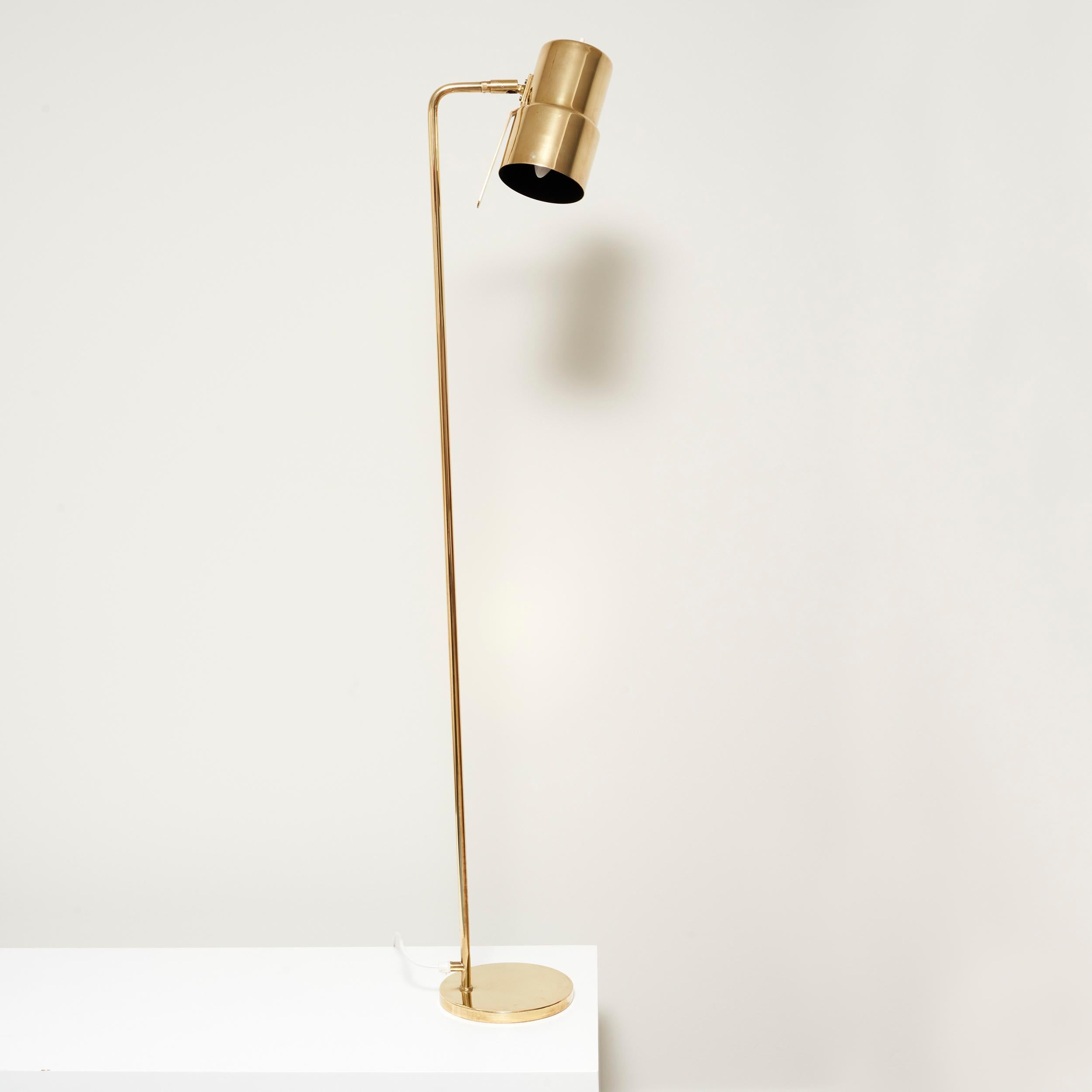 Mid-Century Modern 1960’s Hans-Agne Jakobsson Brass Floor Lamp