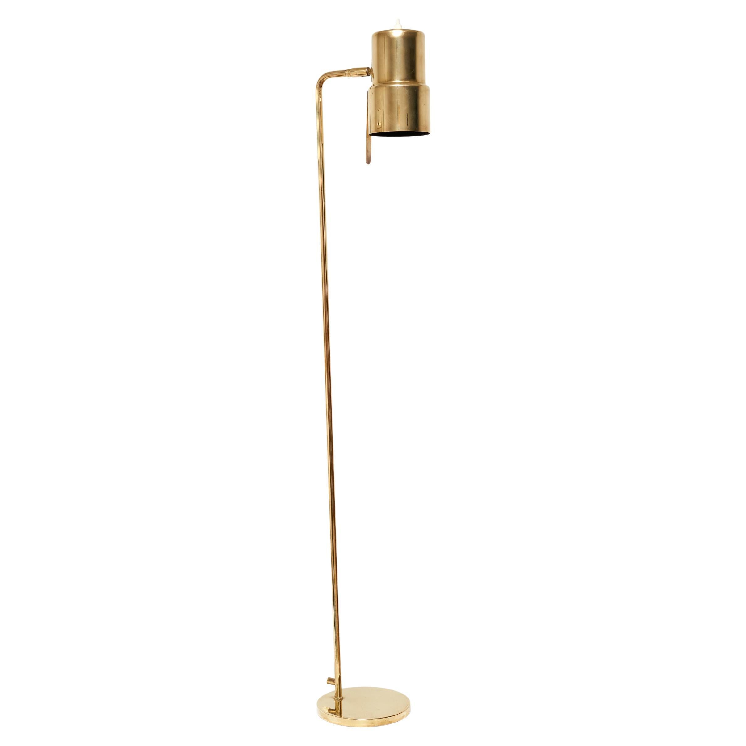 1960’s Hans-Agne Jakobsson Brass Floor Lamp