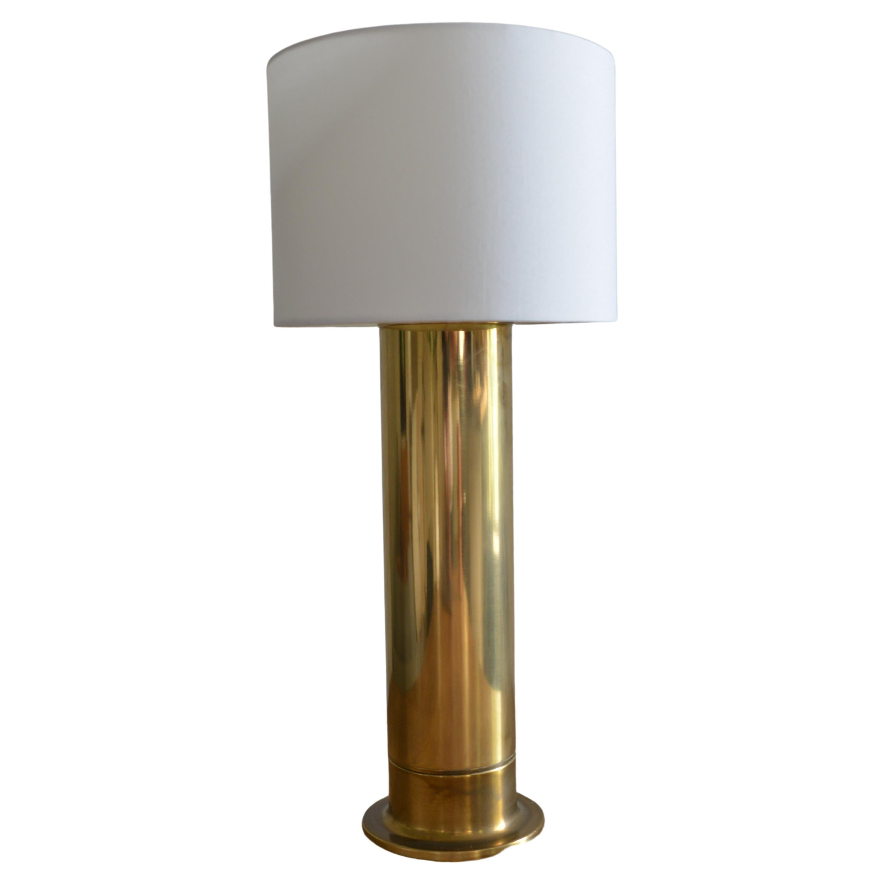 1960s Hans Agne Jakobsson for Ab Markyard Brass Table Lamp For Sale