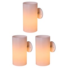 1960s Hans Agne Jakobsson Model #V157 Cylindrical Wall Lamps for AB Ellysett