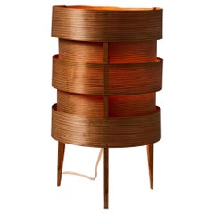 1960s Hans-Agne Jakobsson Tripod Wood Table Lamp for AB Ellysett