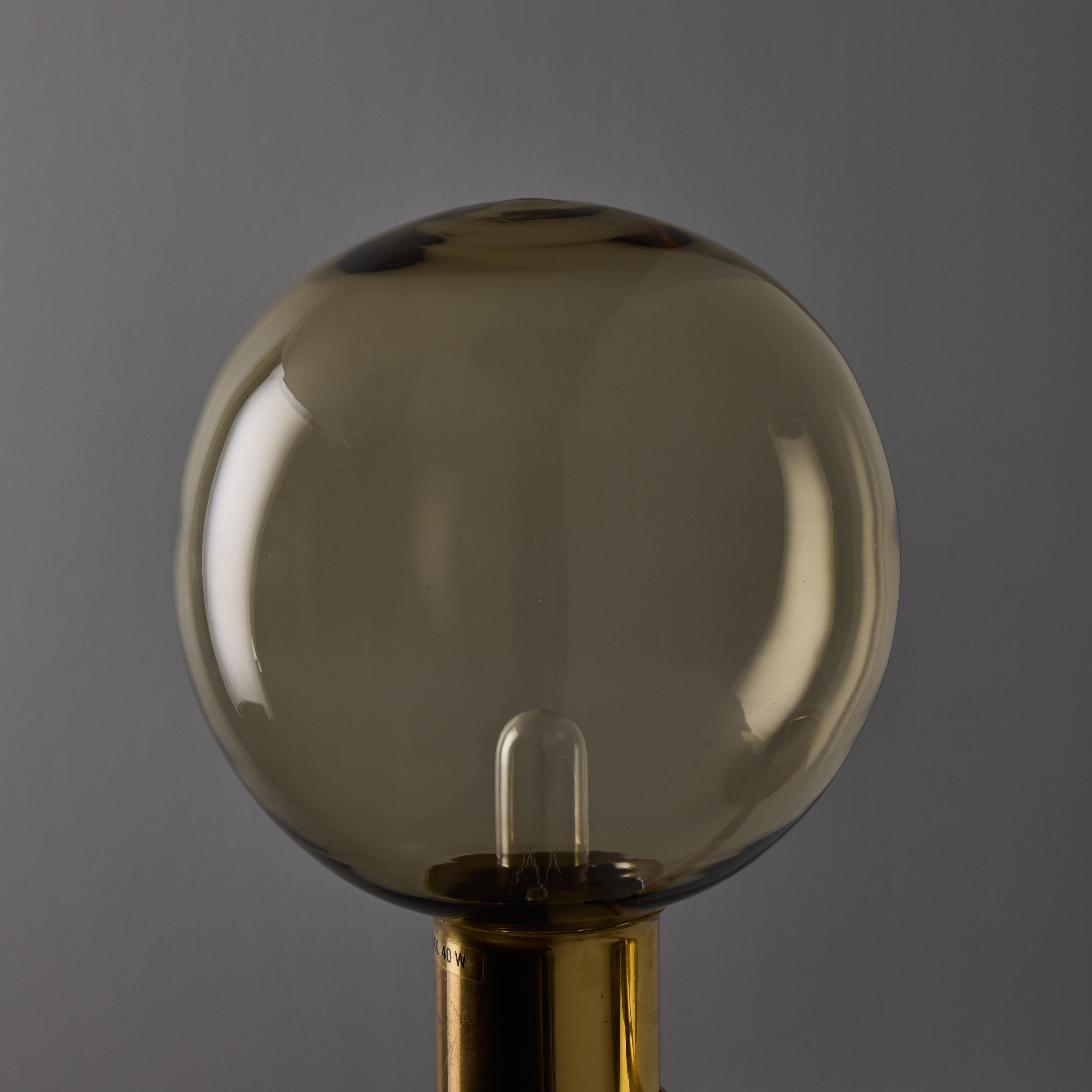 Lampada da parete in vetro e ottone Hans-Agne Jakobsson #V149 degli anni '60 per Markaryd in vendita 5