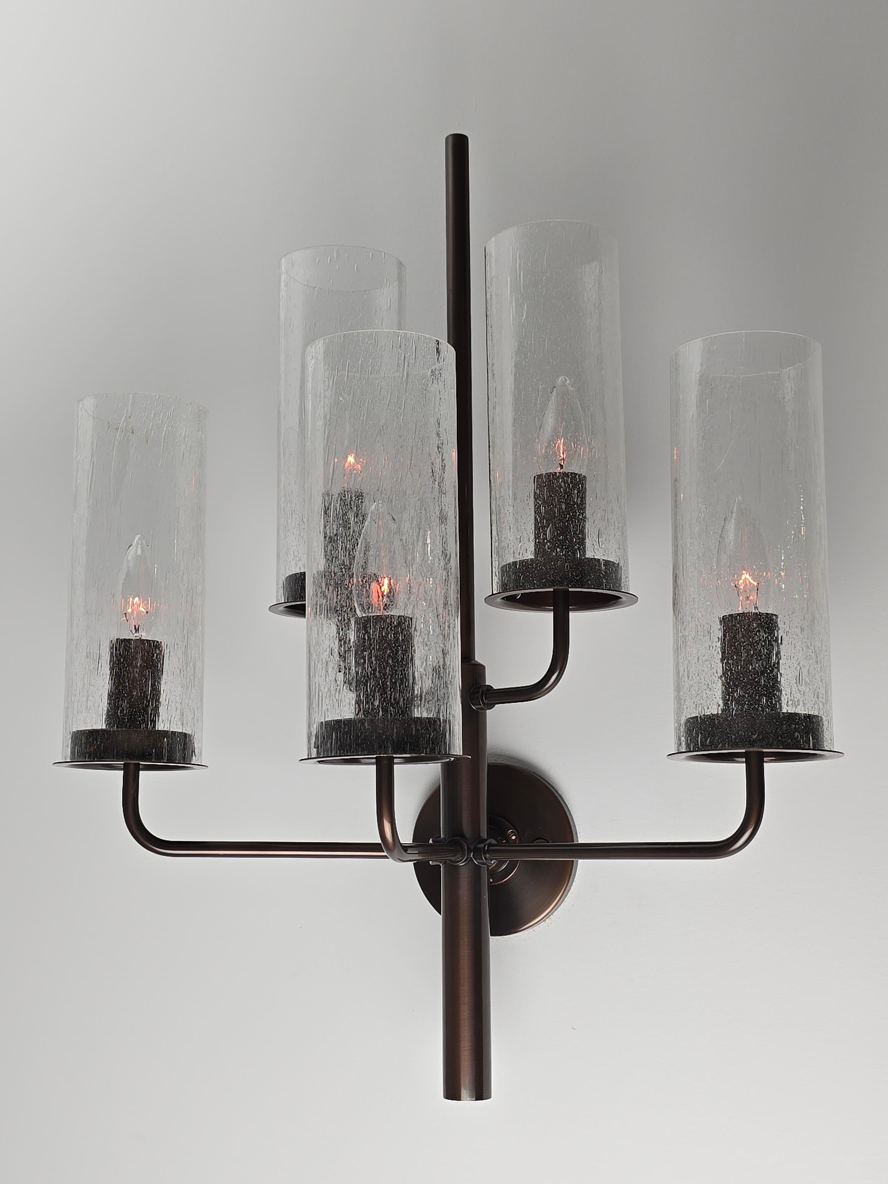 Aplique de pared Hans-Agne Jakobsson de los años 60 V 169/5  en Latón Antiguo Moderno de mediados de siglo en venta