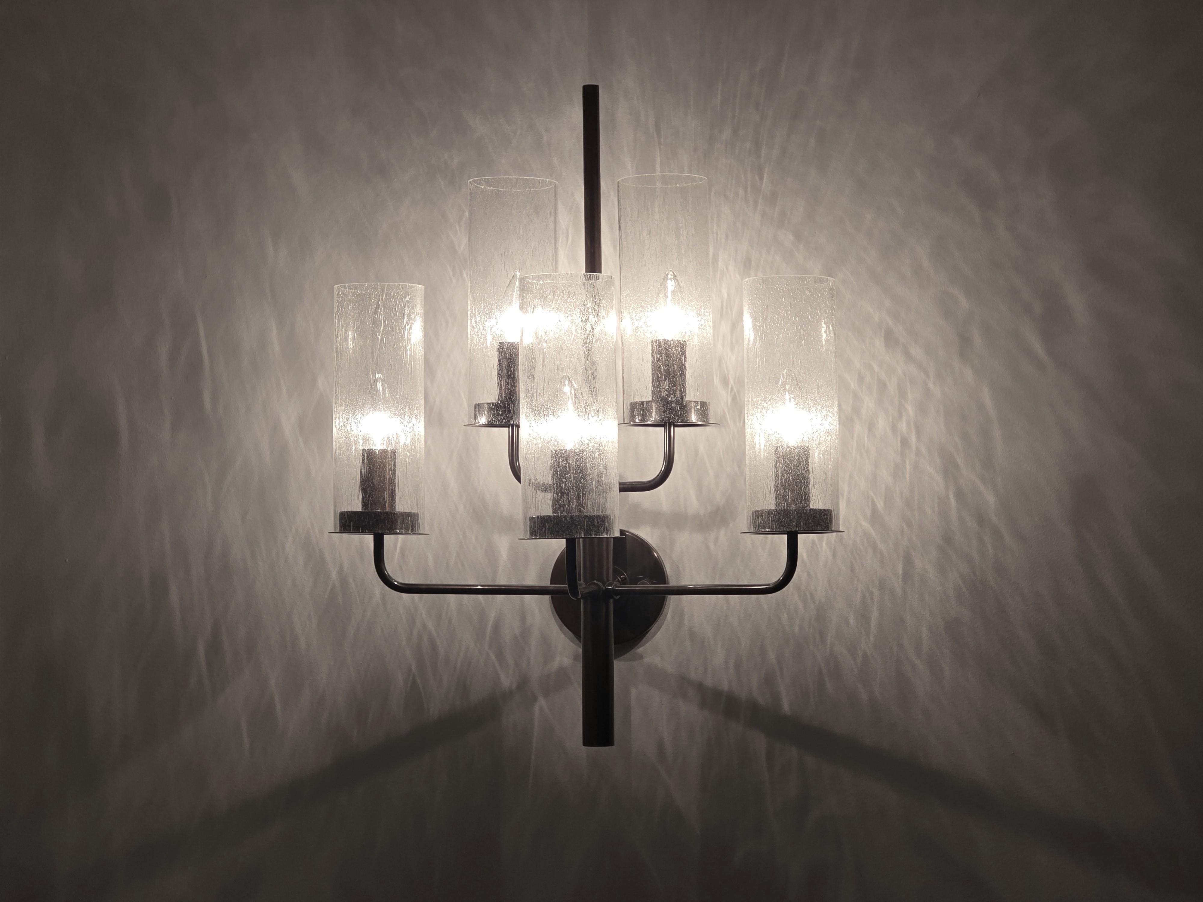 Aplique de pared Hans-Agne Jakobsson de los años 60 V 169/5  en Latón Antiguo en venta 1