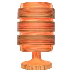Holz-Tischlampe von Hans-Agne Jakobsson für AB Ellysett, 1960er Jahre