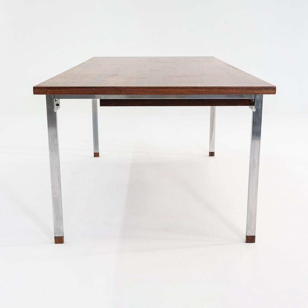 Milieu du XXe siècle Bureau Hans J. Wegner pour Andreas Tuck AT325 des années 1960 en palissandre et acier en vente