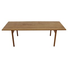Used 1960s Hans J Wegner Solid Oak Coffee Table 'AT-15' for Andreas Tuck, Denmark 