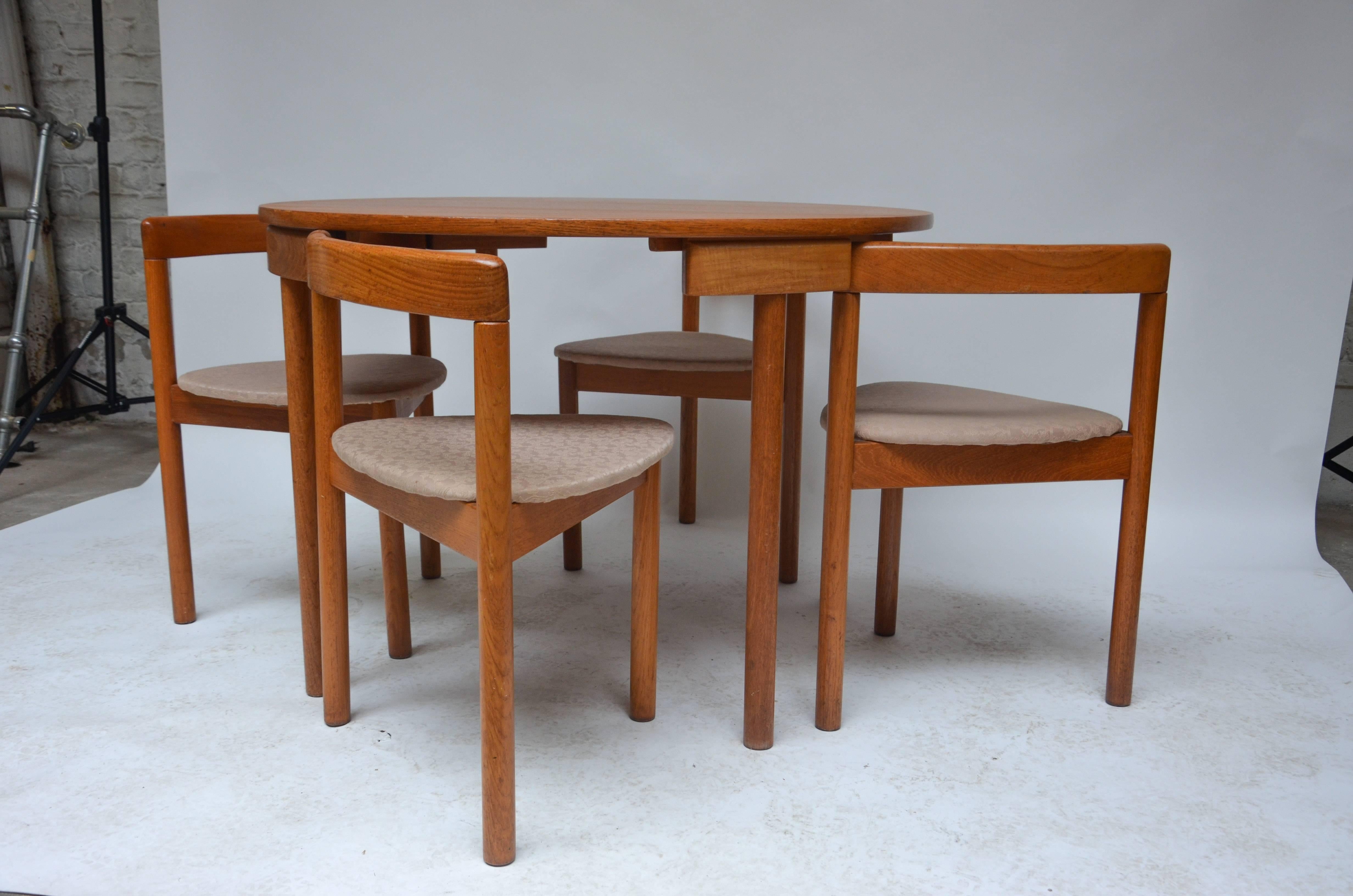 1960s Hans Olsen Roundette Teak Dining Set by Frem Rojle, Denmark 2