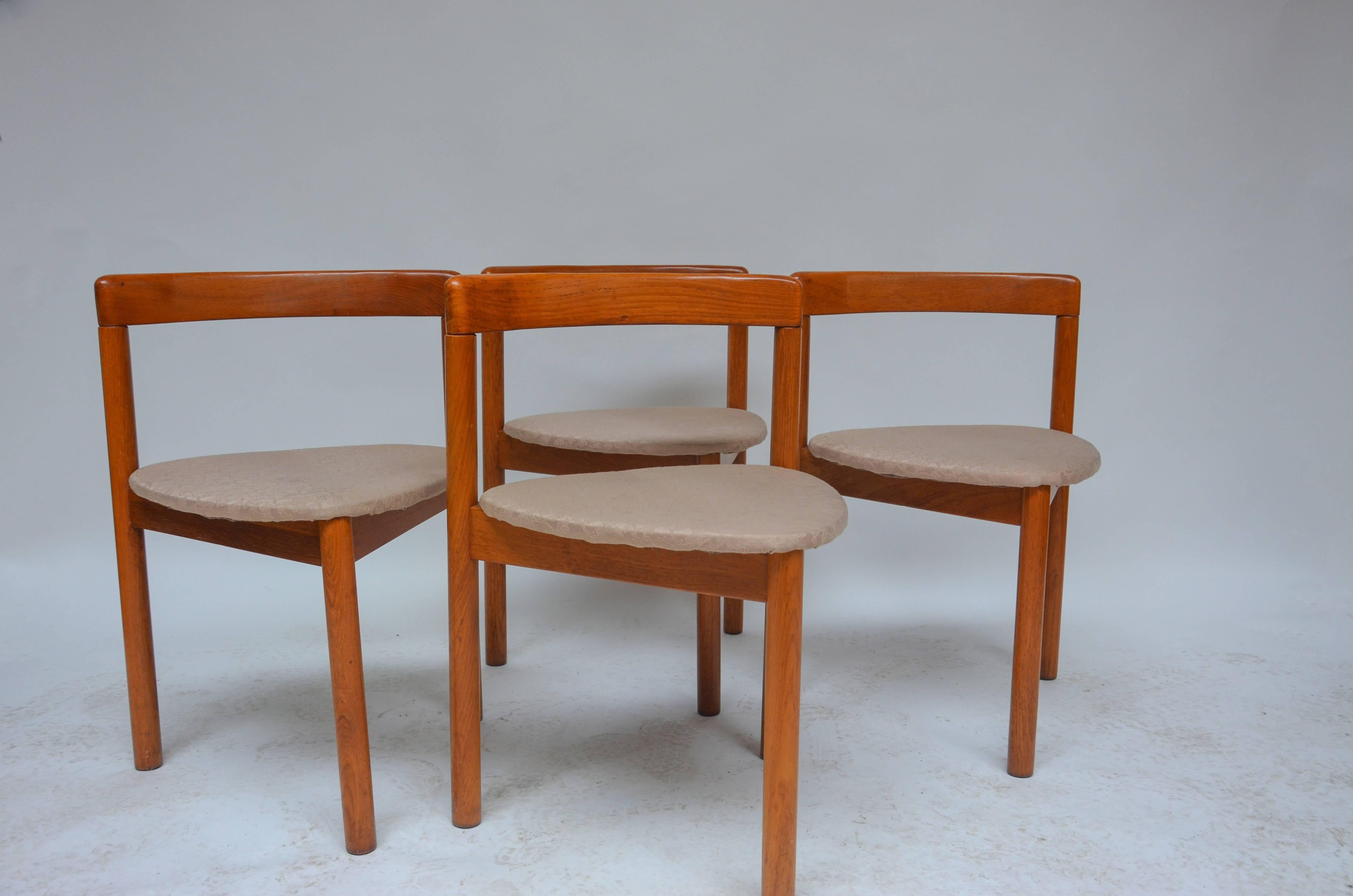 1960s Hans Olsen Roundette Teak Dining Set by Frem Rojle, Denmark 4