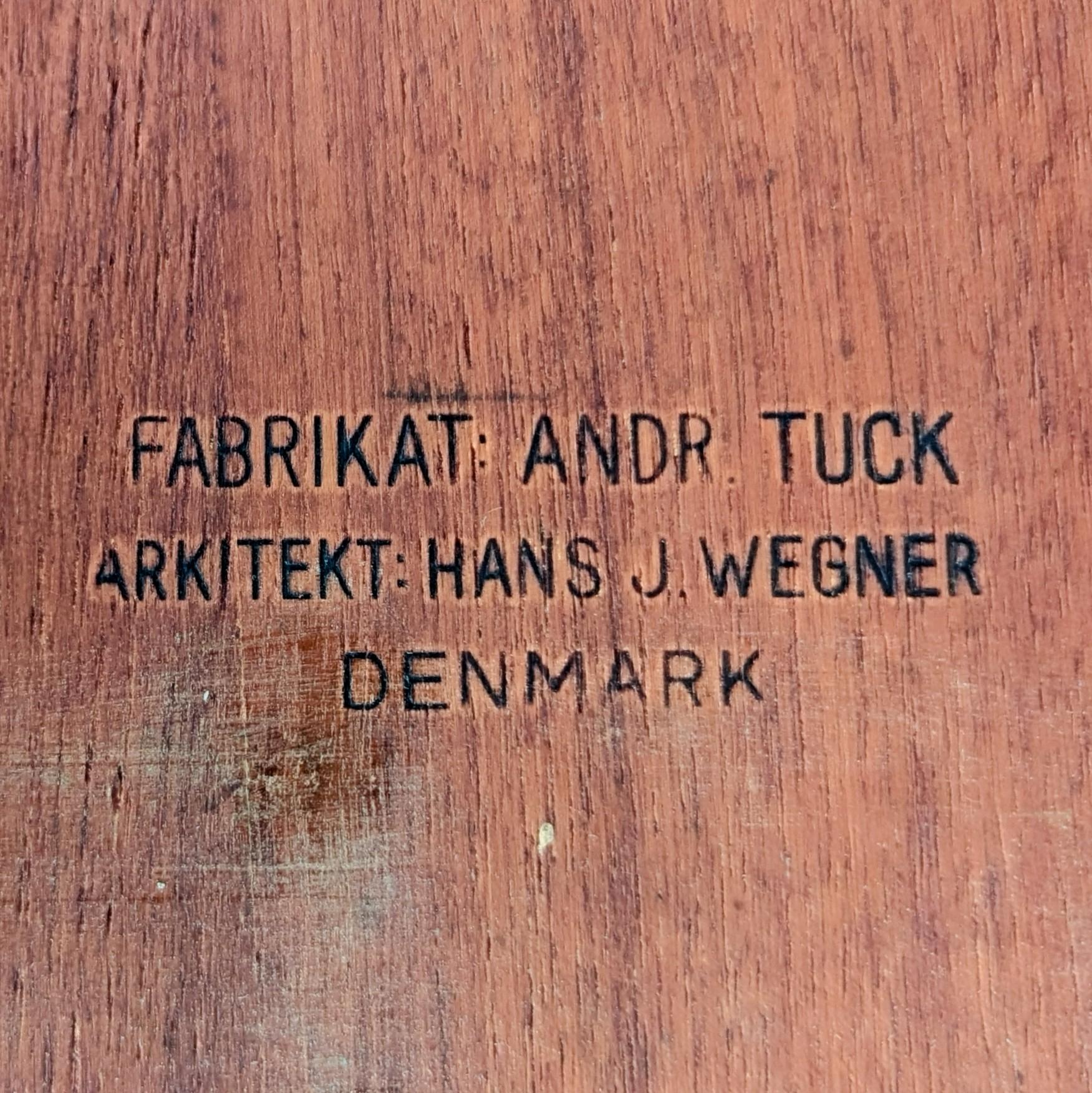 1960 Hans Wegner for Andreas Tuck AT-304 Table de salle à manger en teck en vente 6