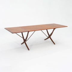 1960s Hans Wegner for Andreas Tuck AT-304 Teak Dining Table