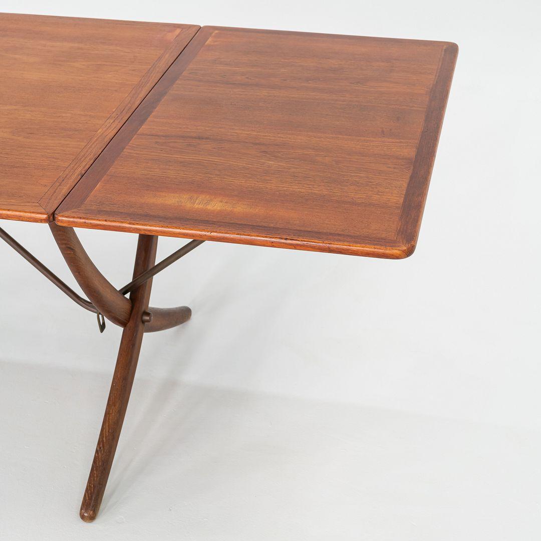 1960s Hans Wegner for Andreas Tuck AT-304 Teak Dining Table Bon état - En vente à Philadelphia, PA