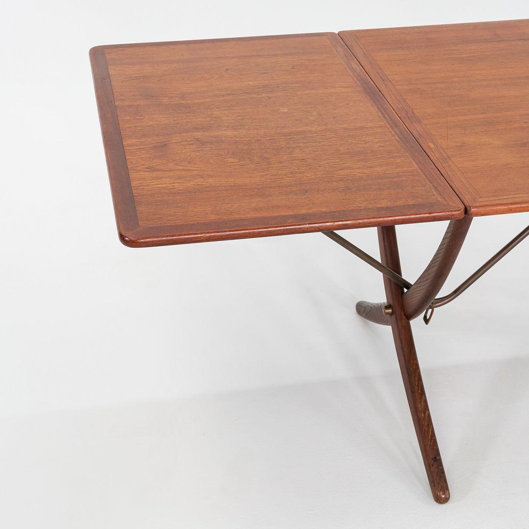 Milieu du XXe siècle 1960s Hans Wegner for Andreas Tuck AT-304 Teak Dining Table en vente