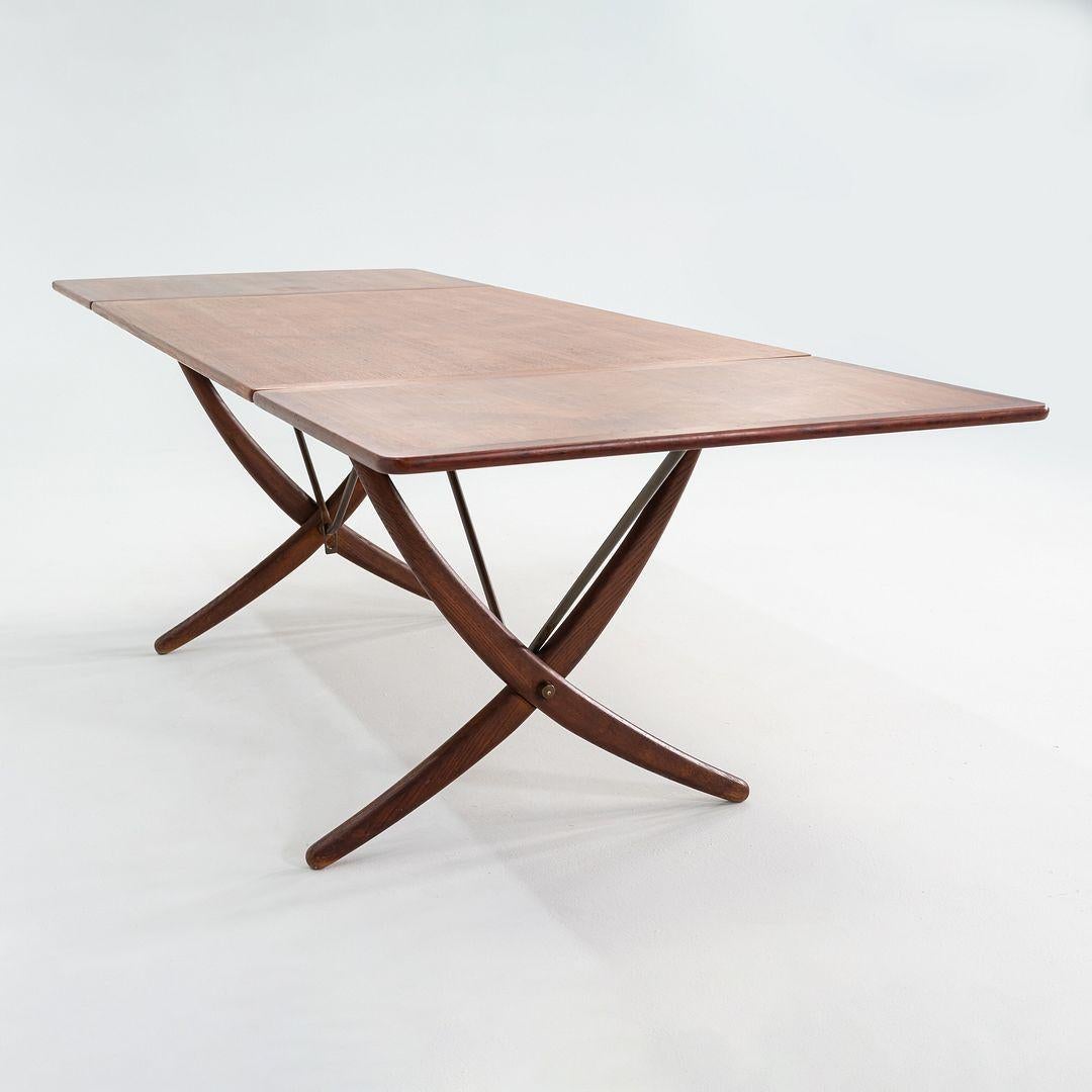 1960s Hans Wegner for Andreas Tuck AT-304 Teak Dining Table en vente 1