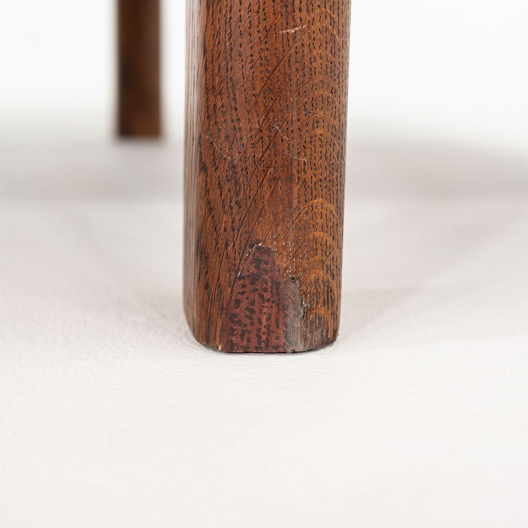 Hans Wegner für GETAMA: Viersitzer-Sofa aus Eiche mit grauer Samtpolsterung, 1960er Jahre im Angebot 4