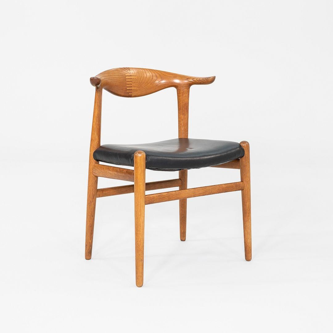 Moderne 1960s Hans Wegner for Johannes Hansen JH505 Cow Horn Chair en vente