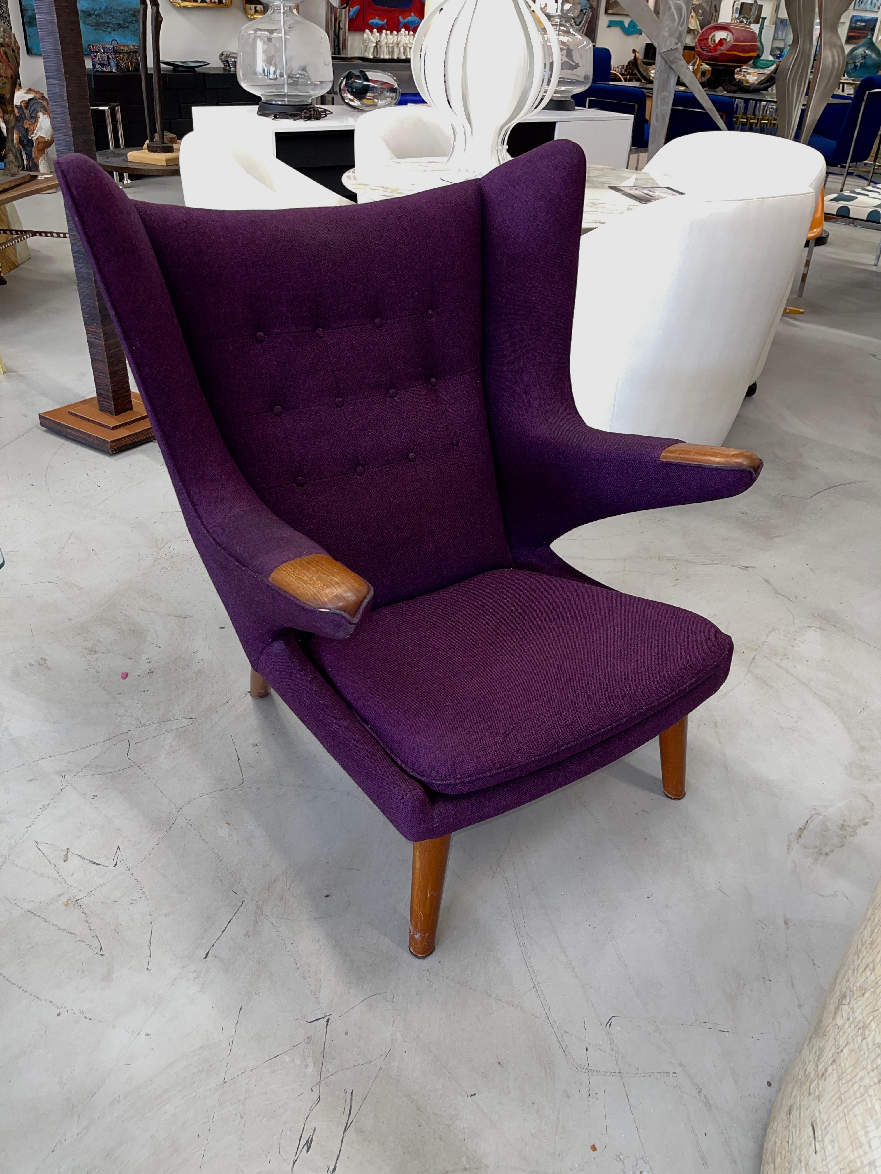 1960’s Hans Wegner Papa Bear Chair by AP Stolen 8