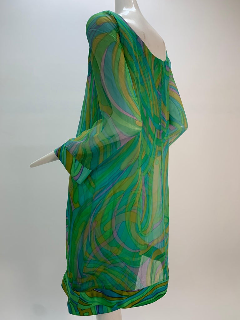 1970s Bohemian Harold Levine Silk Two Piece Separates Set