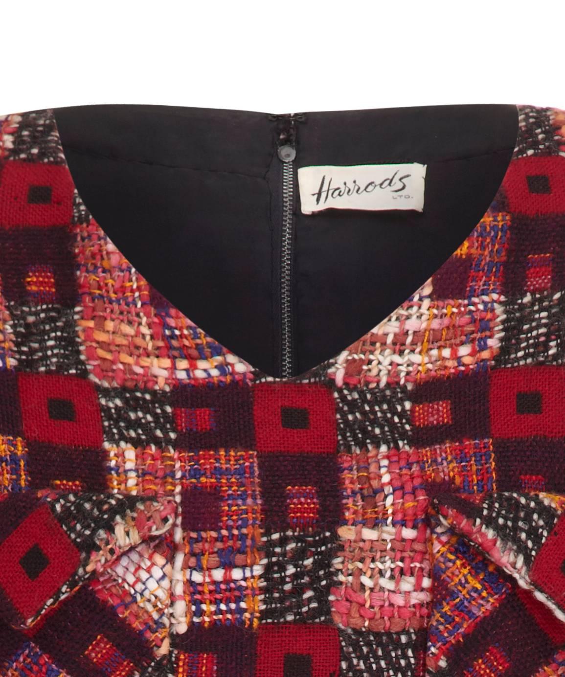 Women's 1960s Harrods Checked Fantasy 