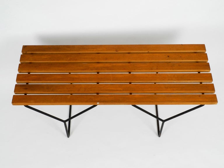 1960s Harry Bertoia Bench By Knoll International Short Version At