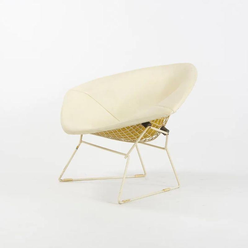 Modern 1960s Harry Bertoia for Knoll Large Diamond Chairs w/ Original White Covers For Sale