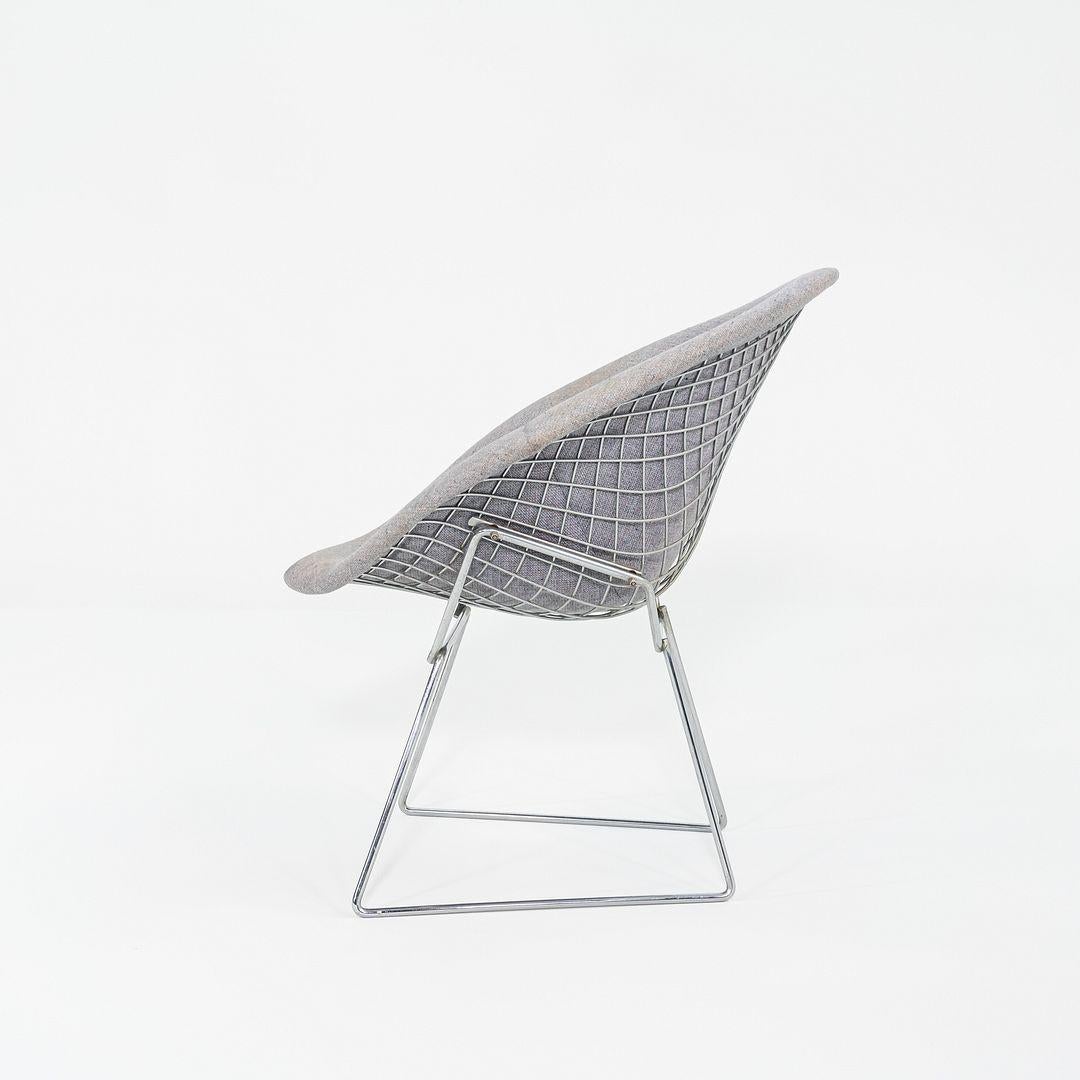 1960s Harry Bertoia for Knoll Small Diamond Chair with Fabric Upholstery im Angebot 1