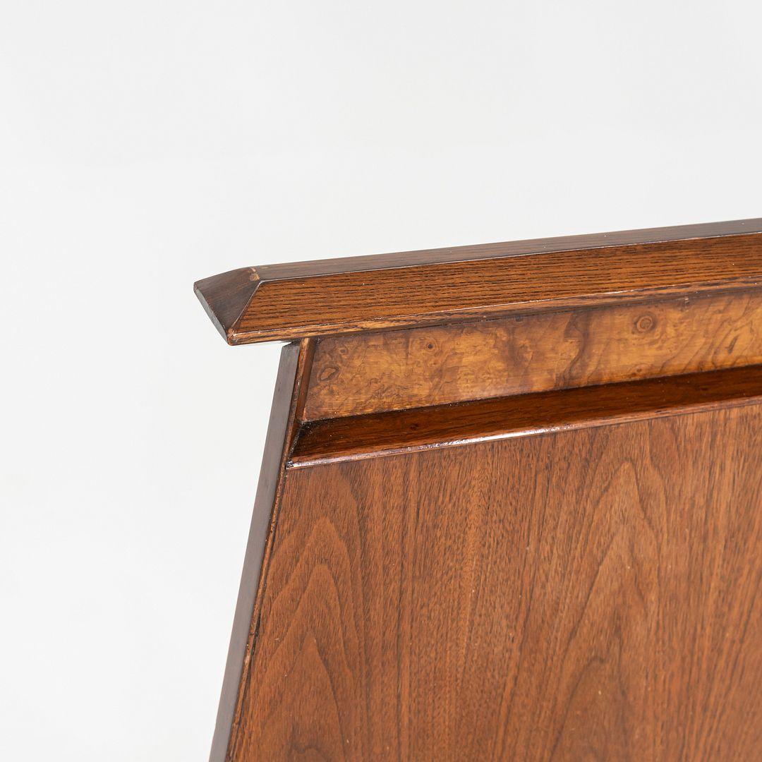1960s Helen Hobey Baker King Size Modern Headboard in Walnut For Sale 2