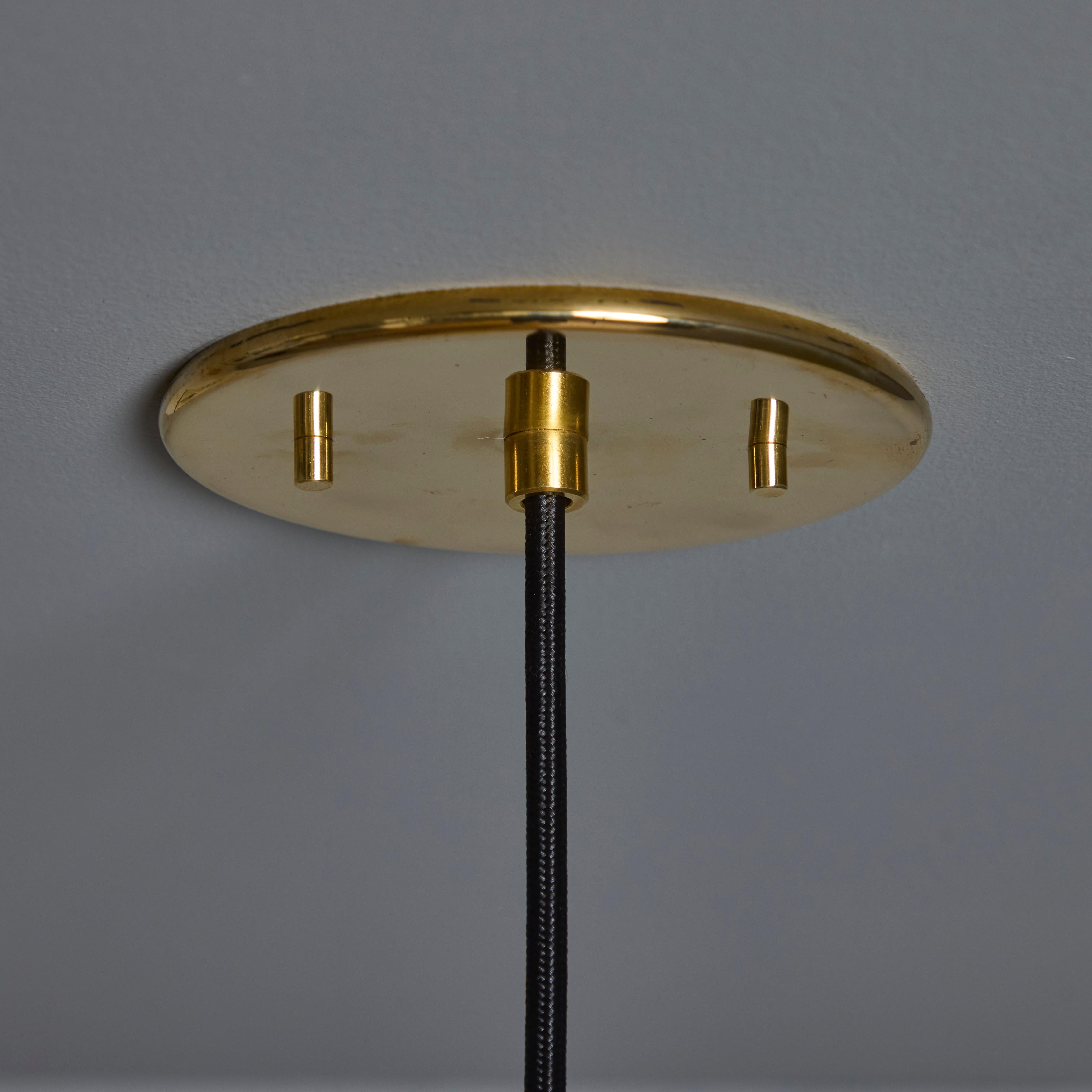 Mid-20th Century 1960s Helena Tynell Amber Bubble Glass Pendant Lamp for Limburg For Sale