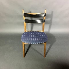 1960s Helge Sibast Oak and Leather Side Chair, Eleanor Pritchard Seating