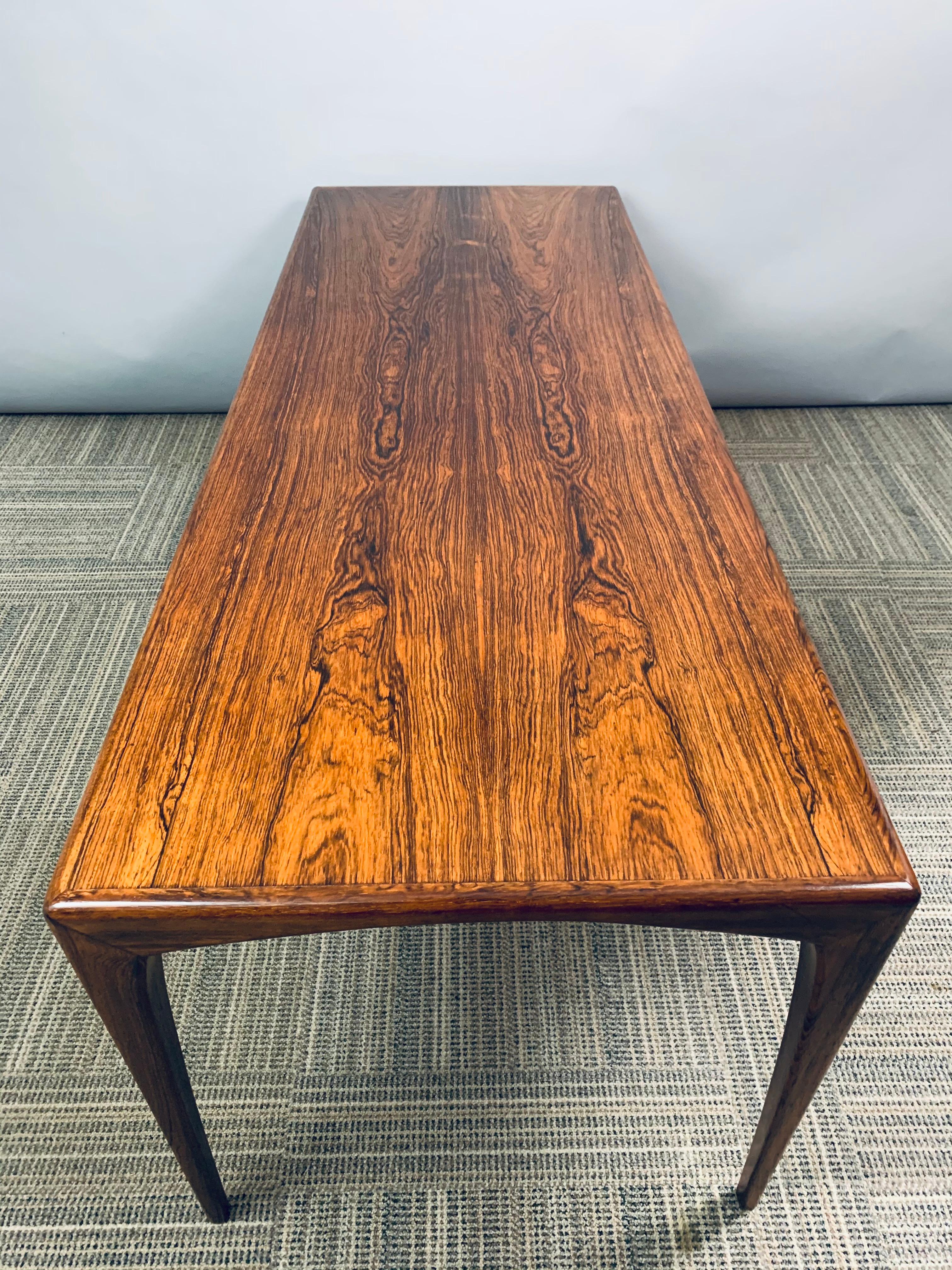 1960s Heltborg Møbler Rosewood Coffee Table Designed by Erling Torvits Model 165 3