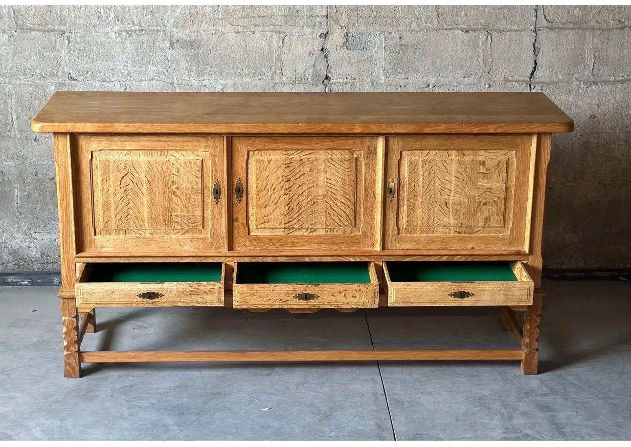 Danish 1960s Henning Kjaernulf Oak Sideboard