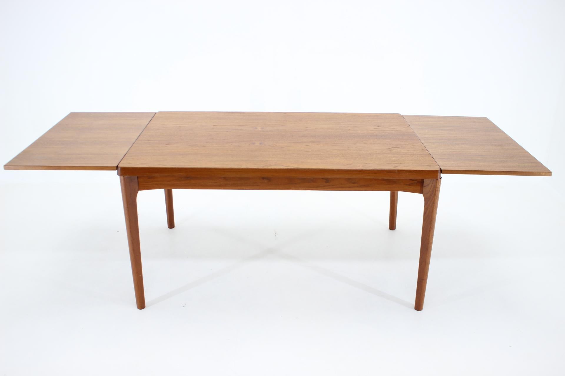 1960s Henning Kjaerulf Teak Extendable Dining Table, Denmark 4