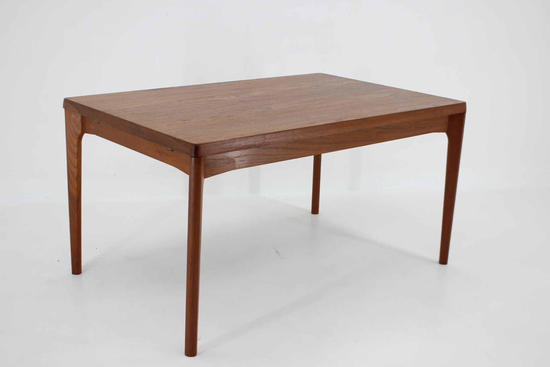 1960s Henning Kjaerulf Teak Extendable Dining Table, Denmark 1