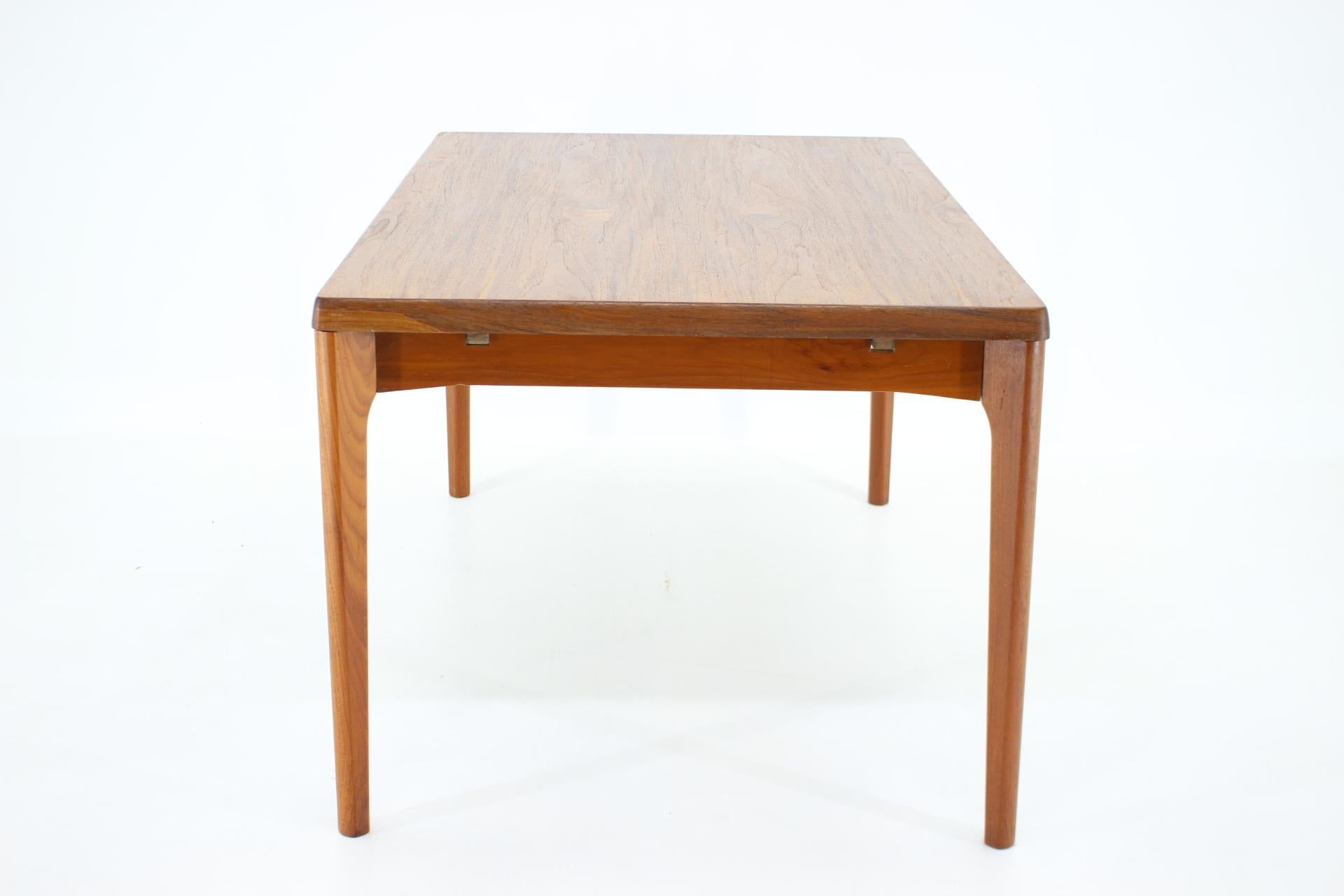 1960s Henning Kjaerulf Teak Extendable Dining Table, Denmark 2