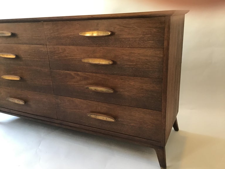 1960s Henredon Dresser With Brass Pulls For Sale At 1stdibs
