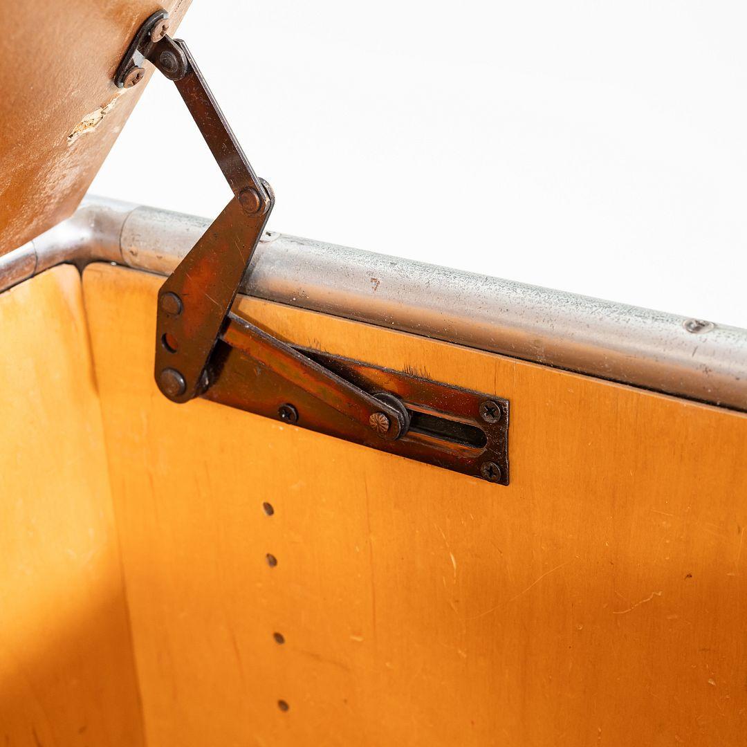 1960 Henry P. Glass pour Fleetwood Meuble de rangement flexible sur roulettes en vente 3