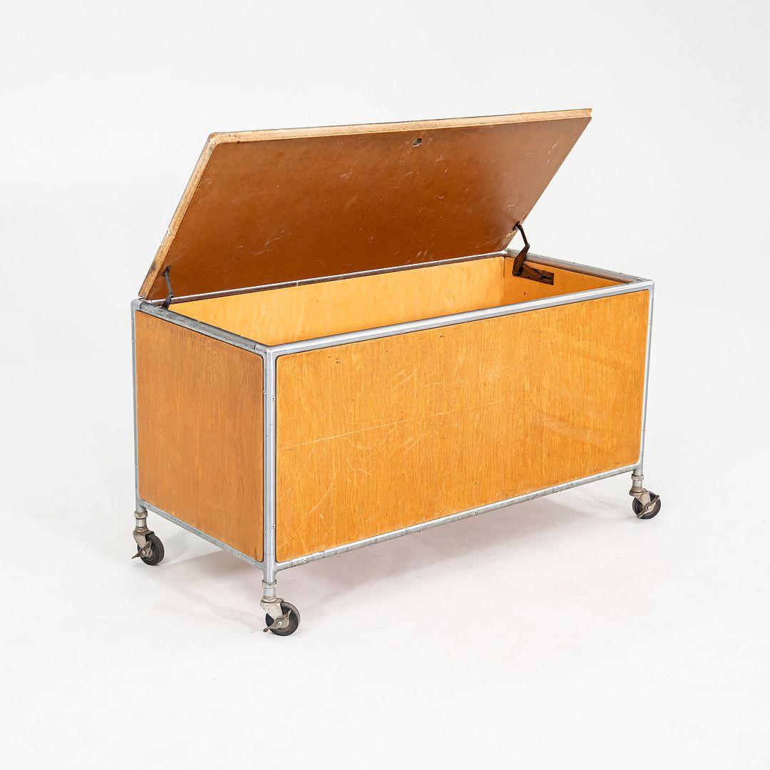 Américain 1960 Henry P. Glass pour Fleetwood Meuble de rangement flexible sur roulettes en vente