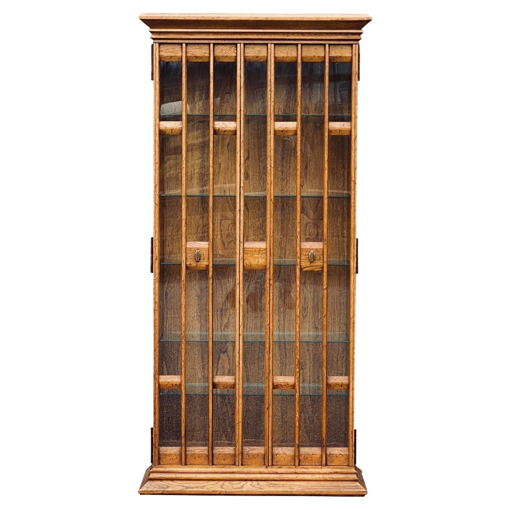 What is a curio cabinet called?