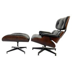 Chaise Longue et Pouf Eames Herman Miller des Années 1960