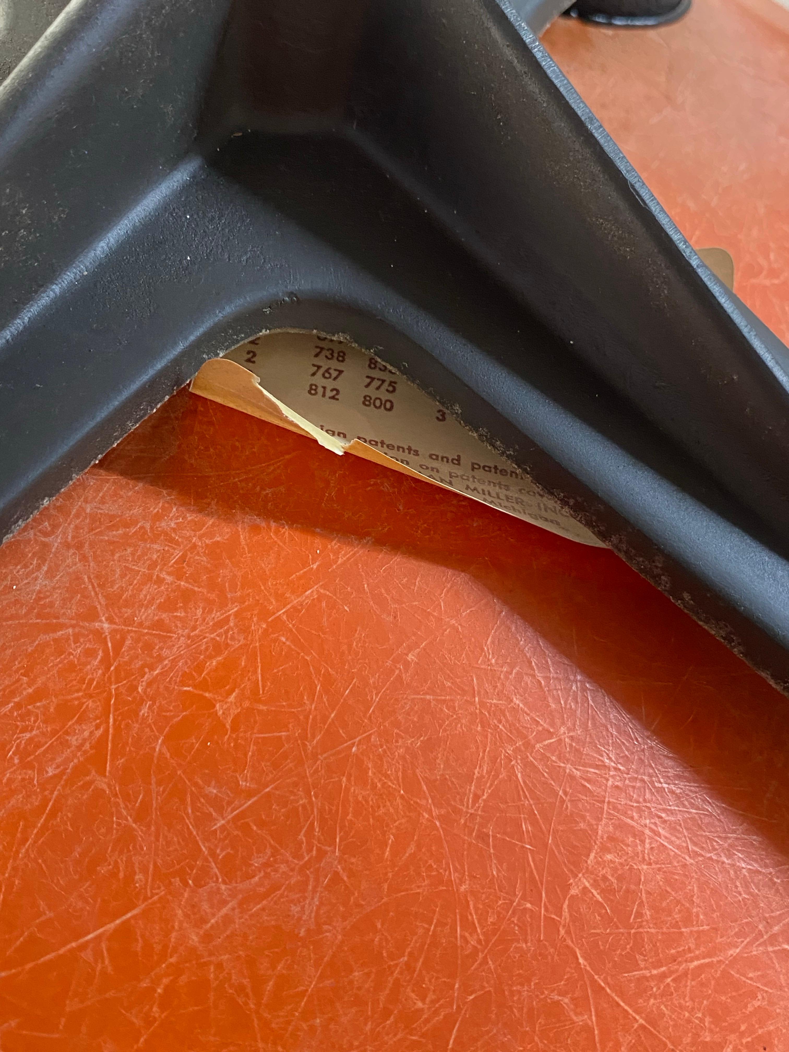 1960er Herman Miller Eames Drehbarer Büro-Schreibtischstuhl im Angebot 6