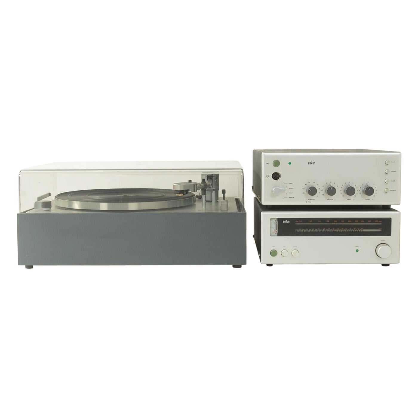 1960s Hi-Fi System, PS 600, CSV 251 & CE 300, Braun, Vintage