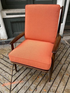 1960’s High-Back Open Armchair possibly Selig